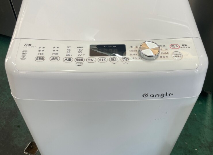 門真店 e angle（エディオン）全自動洗濯機 7.0ｋｇ 2021年製 | 奈良の 