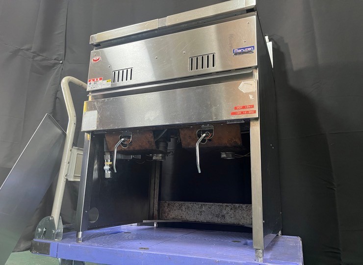 門真店 マルゼン 2槽フライヤー 都市ガス用 | 奈良の厨房機器、家電 