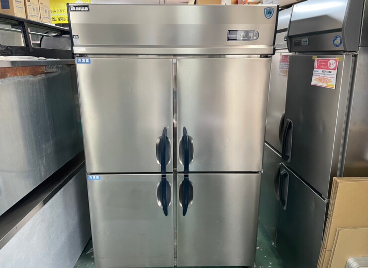 特別価格 落札者引取(九州は自社便で対応可)2018年製ダイワ冷凍冷蔵庫 